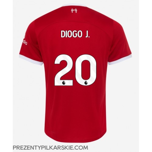 Stroje piłkarskie Liverpool Diogo Jota #20 Koszulka Podstawowej 2023-24 Krótki Rękaw